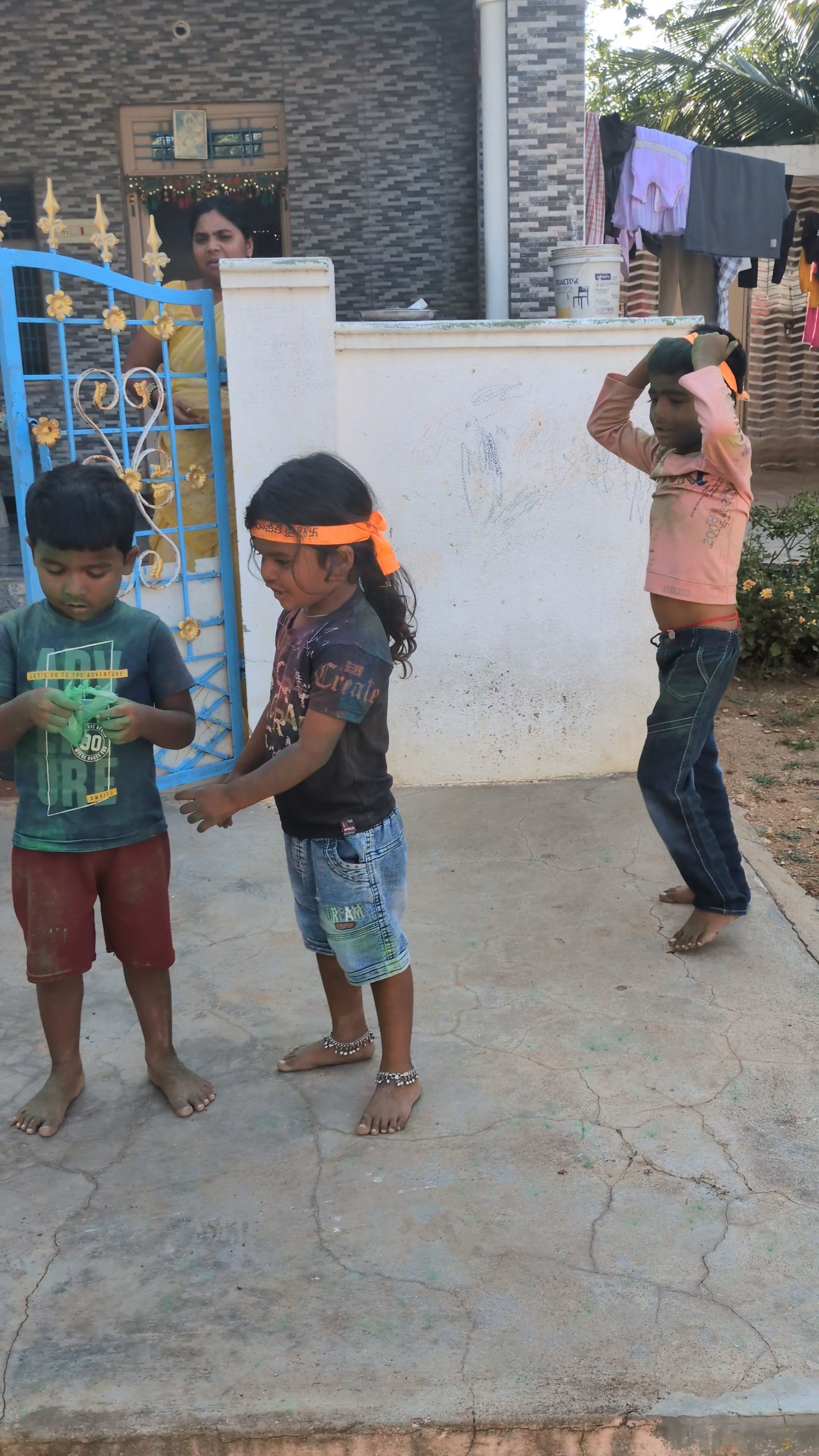 Kids on Ganesh festival